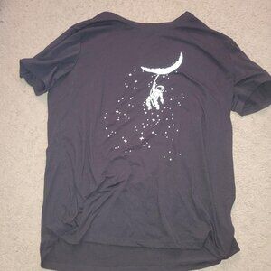 Shein Moon, Space, Planet, Astronaut T-Shirt